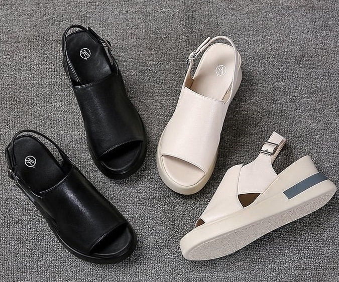 Addison™ | Bequeme Ledersandalen